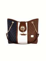 Cavalinho Sublime Shoulder Bag SKU 16060258.22 #color_navy / white / brown