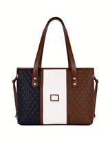 Cavalinho Sublime Tote Bag SKU 16060277.22 #color_navy / white / brown