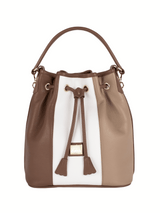 Cavalinho Soft Skin Bucket Bag SKU 16070281.31 #color_tan / white / beige