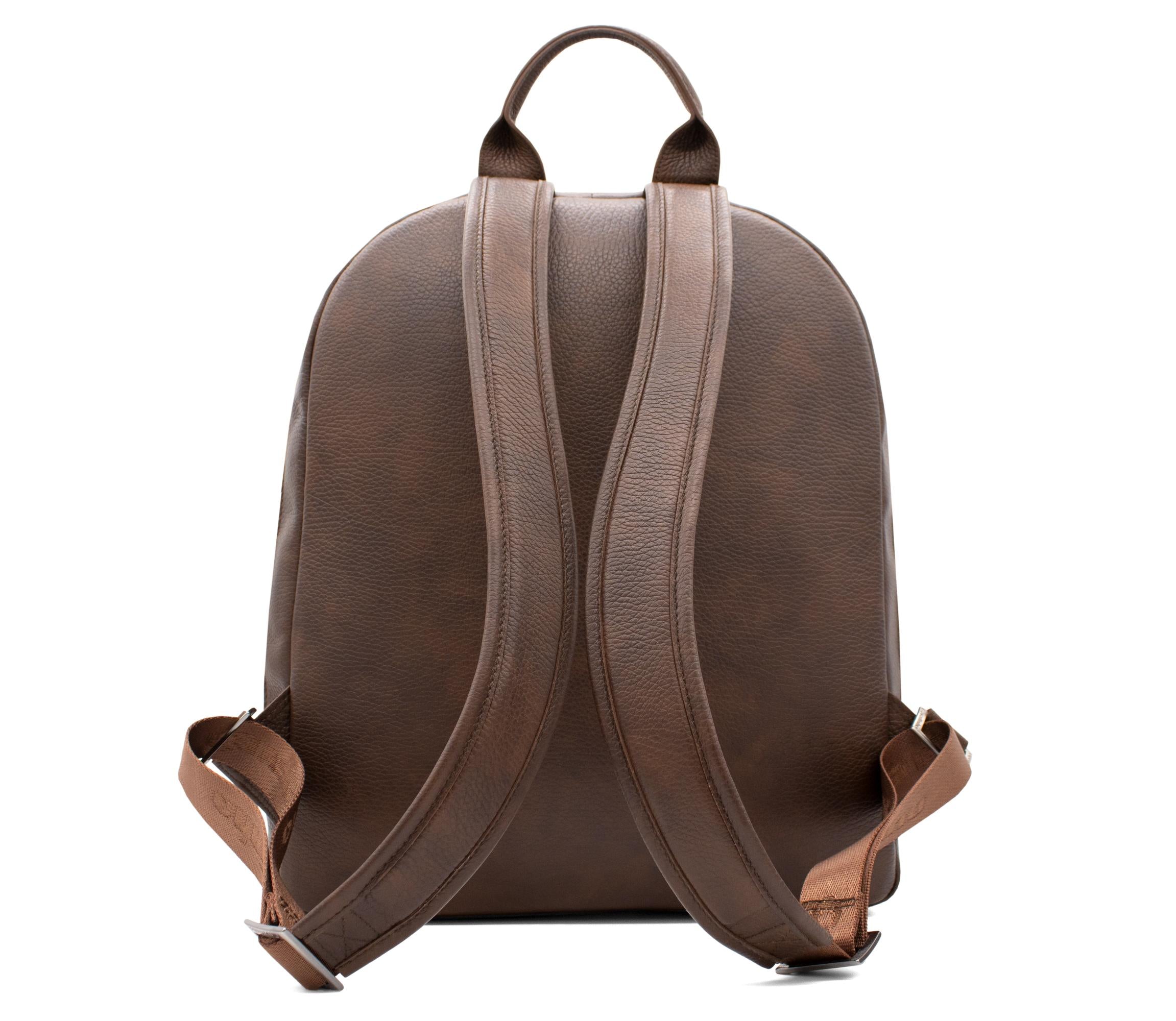 Cavalinho El Estribo Leather Backpack SKU 18040384.13 #color_SaddleBrown