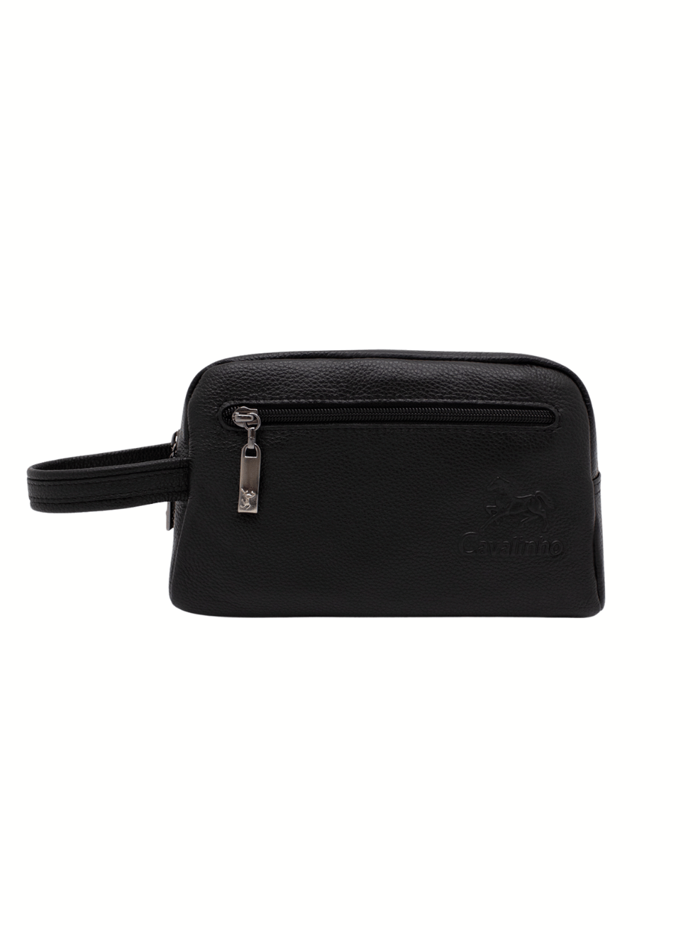 Cavalinho El Estribo Leather Toiletry Bag SKU 18040537.01 #color_black