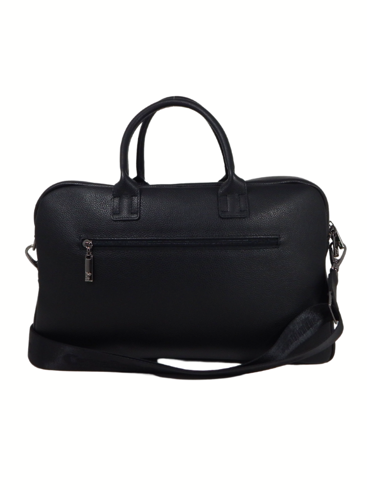 Cavalinho El Estribo Leather Laptop Bag 16" SKU 18040547.01 #color_black