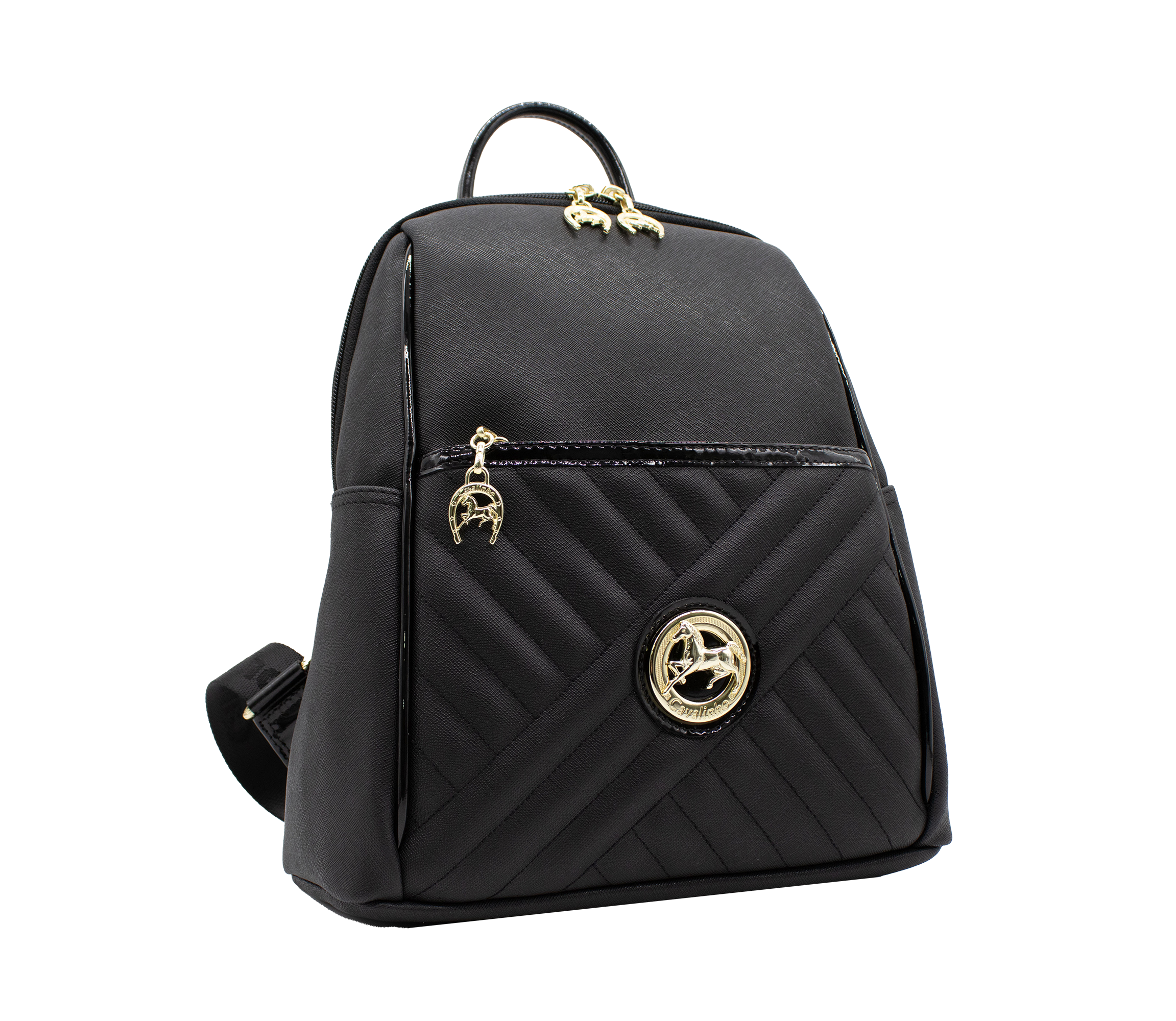 #color_ Black | Cavalinho Ciao Bella Backpack - Black - 18060249_01_shopify