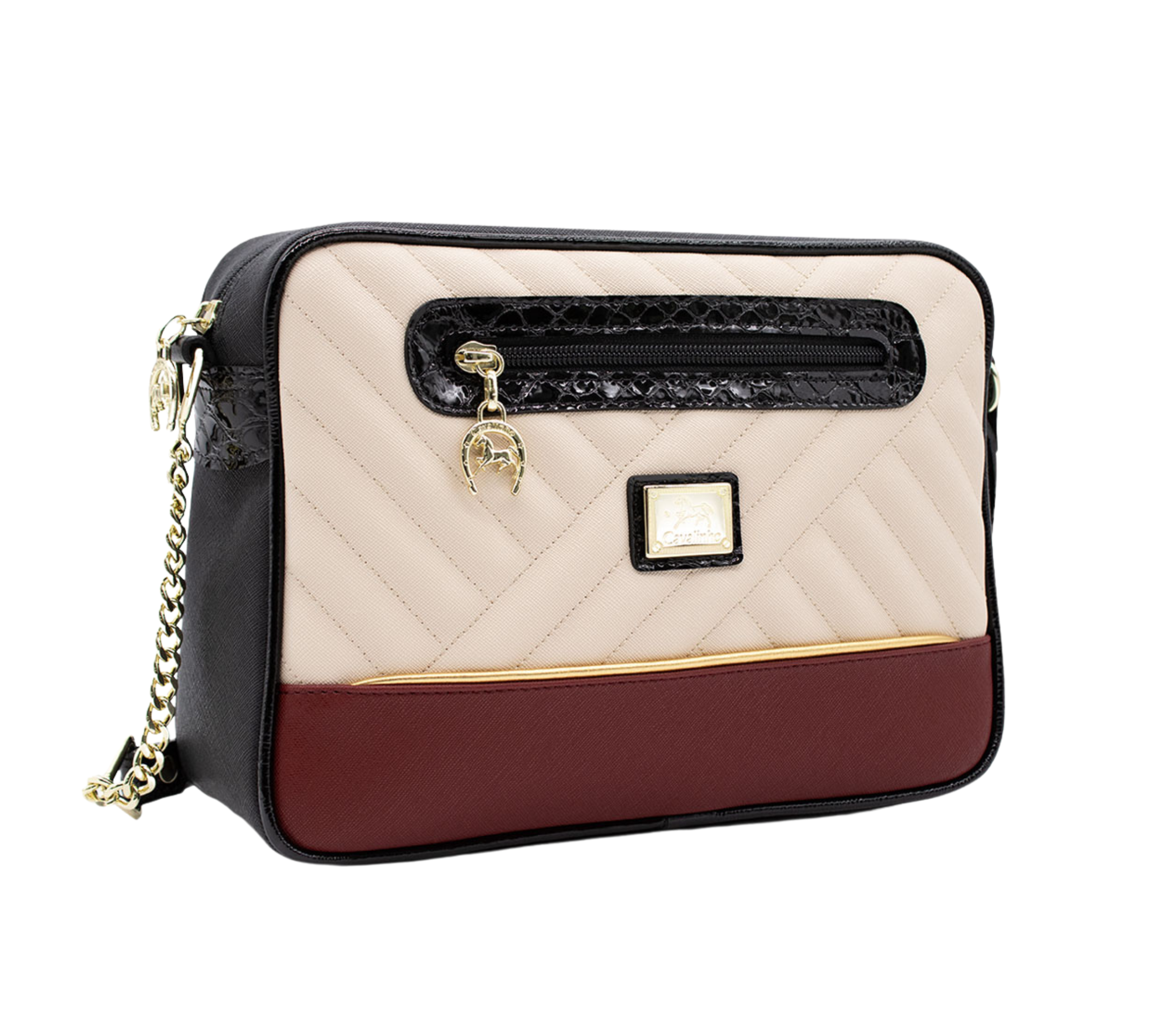 Cavalinho Ciao Bella Crossbody Bag SKU 18060251.21 #color_maroon multi-color