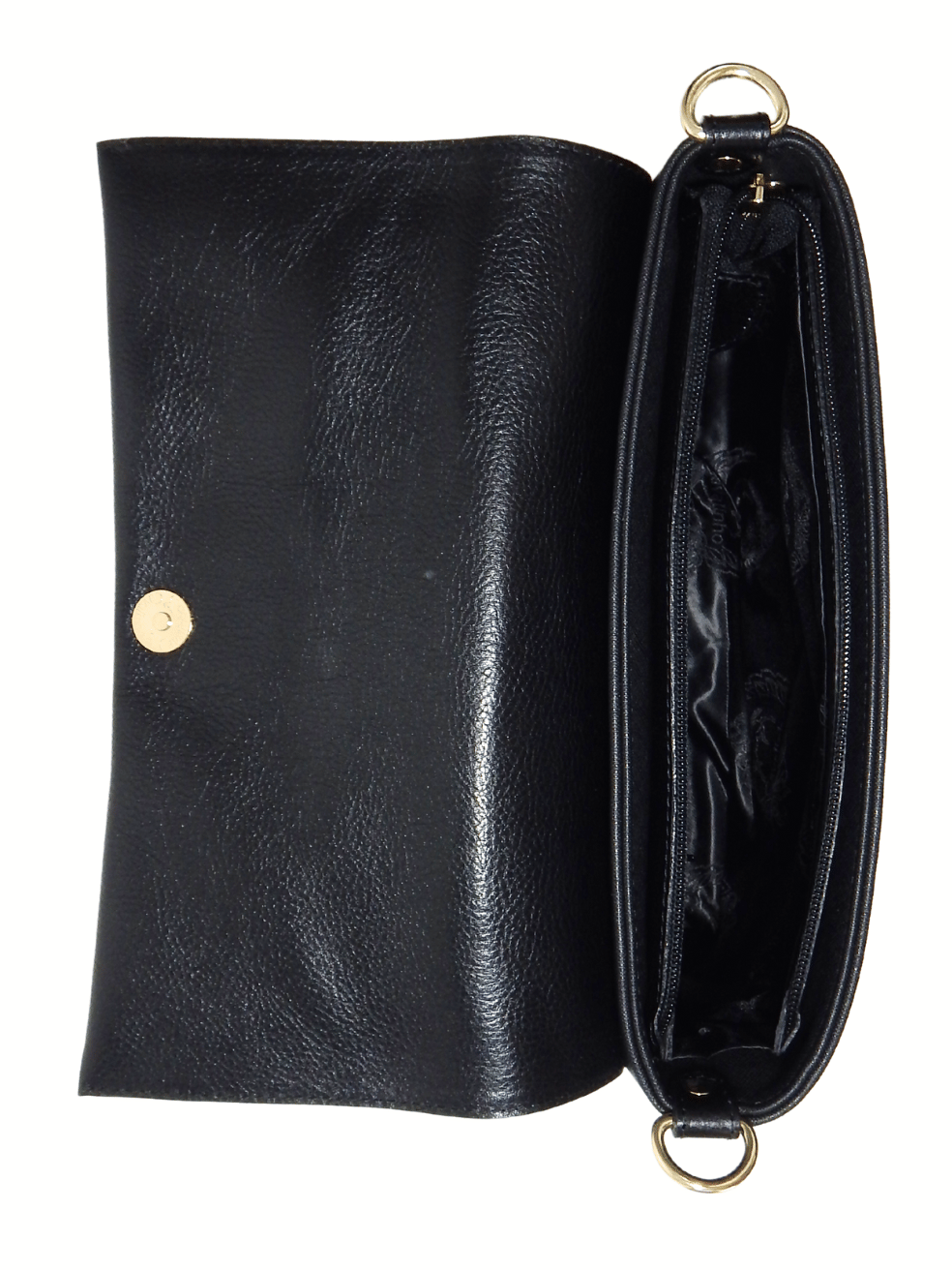 Cavalinho Ciao Bella 3 in 1: Leather Clutch, Handbag or Crossbody Bag SKU 18060509.01 #color_black