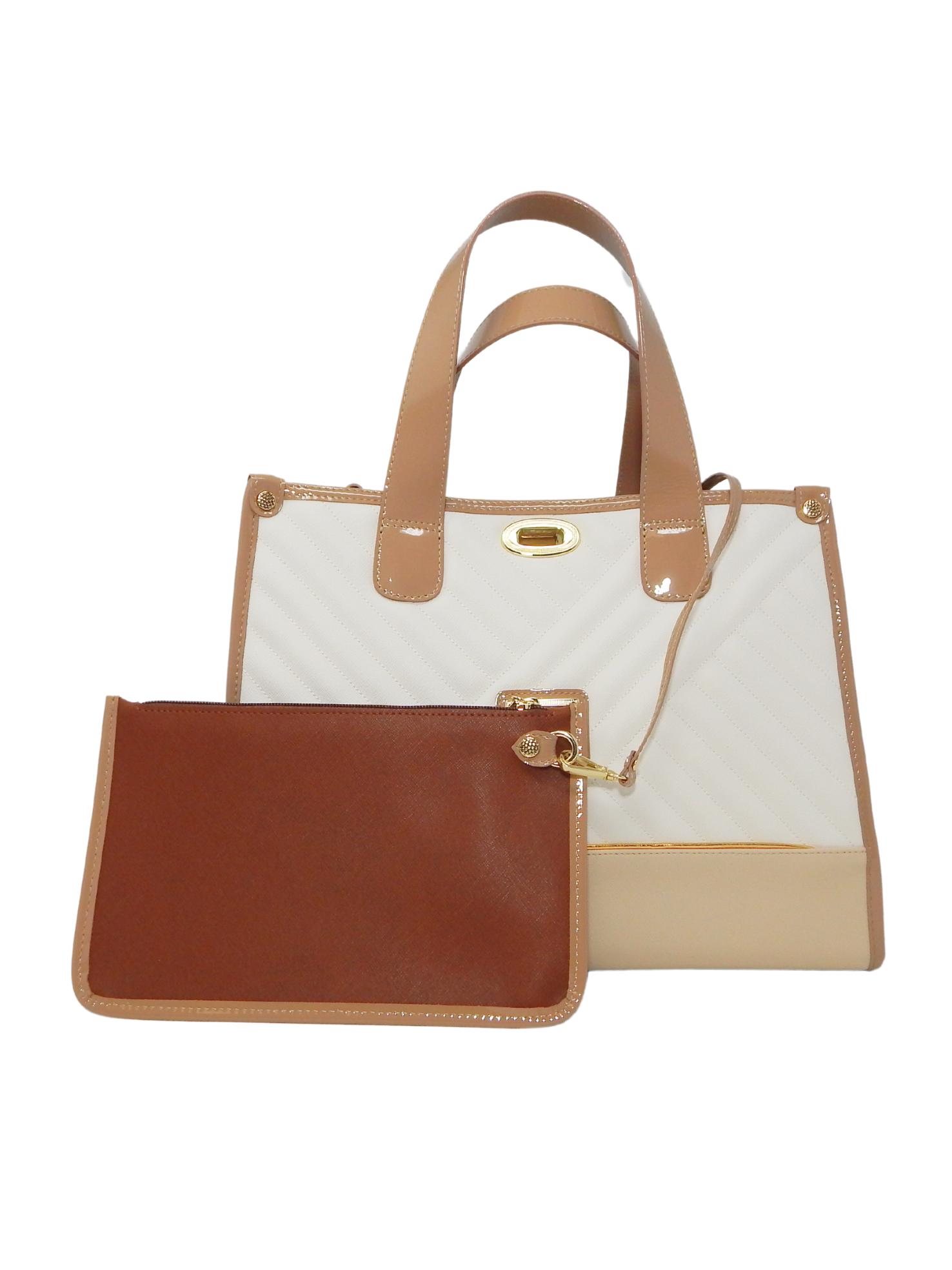 Cavalinho Ciao Bella Handbag SKU 18060527.31 #color_beige / white