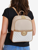 Cavalinho Ciao Bella Backpack SKU 18060538.31 #color_beige / white