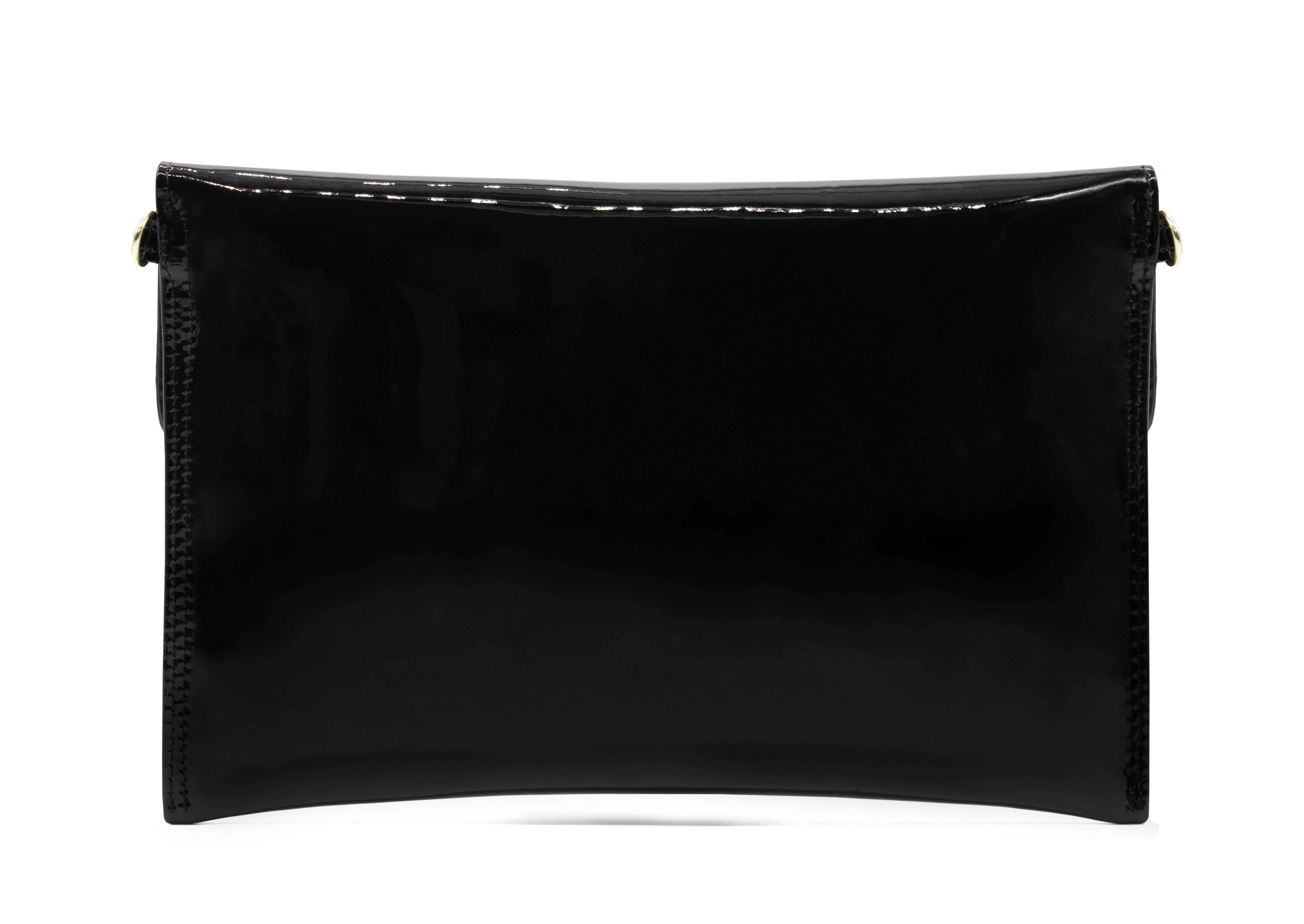 Cavalinho All In Patent Leather Clutch Bag SKU 18090068.01 #color_black