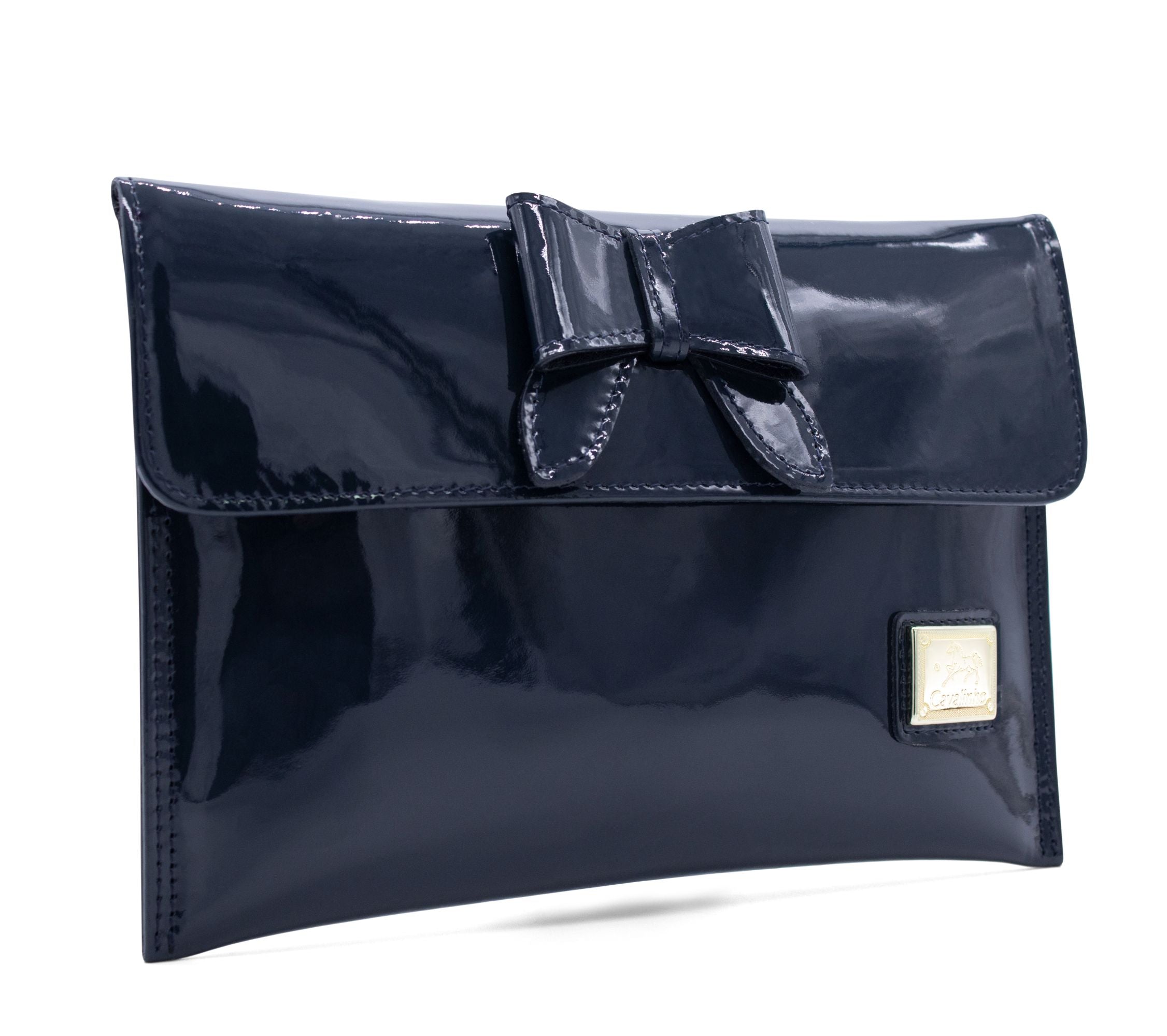 Cavalinho All In Patent Leather Clutch Bag SKU 18090068.03 #color_navy