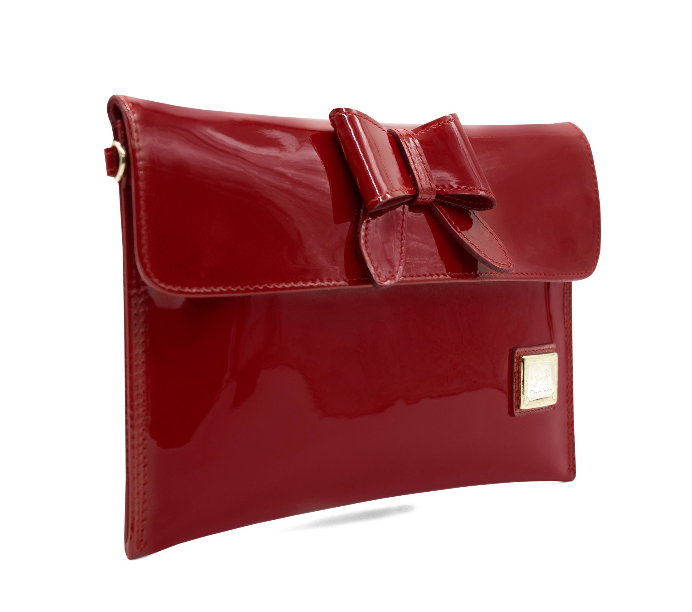 Cavalinho All In Patent Leather Clutch Bag SKU 18090068.04 #color_red