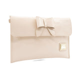 Cavalinho All In Patent Leather Clutch Bag SKU 18090068.05 #color_beige