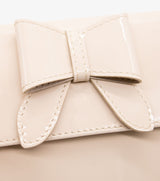 Cavalinho All In Patent Leather Clutch Bag SKU 18090068.05 #color_beige