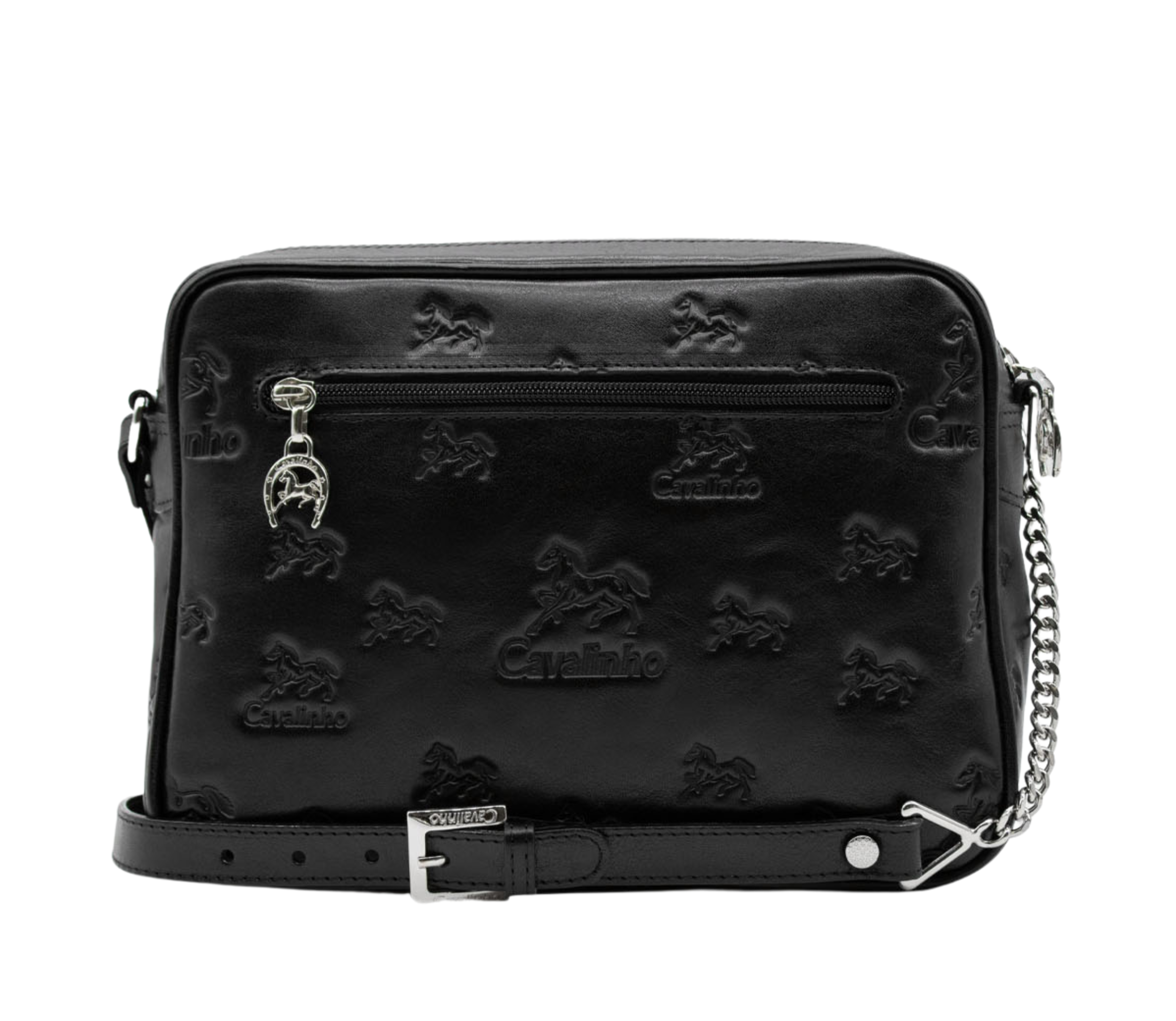 #color_ Black | Cavalinho Cavalo Lusitano Leather Crossbody Bag - Black - 18090251.01_3