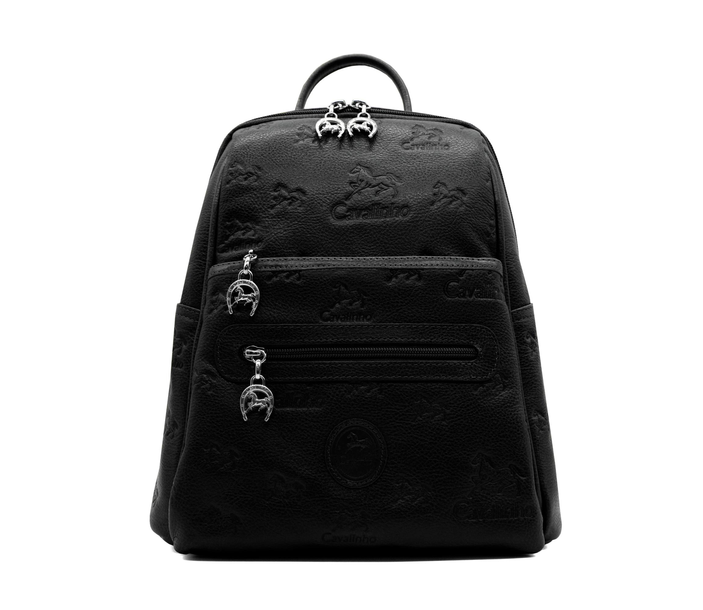 Cavalinho Cavalo Lusitano Leather Backpack SKU 18090412.01 #color_black