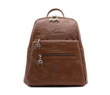 Cavalinho Cavalo Lusitano Leather Backpack SKU 18090412.13 #color_saddlebrown