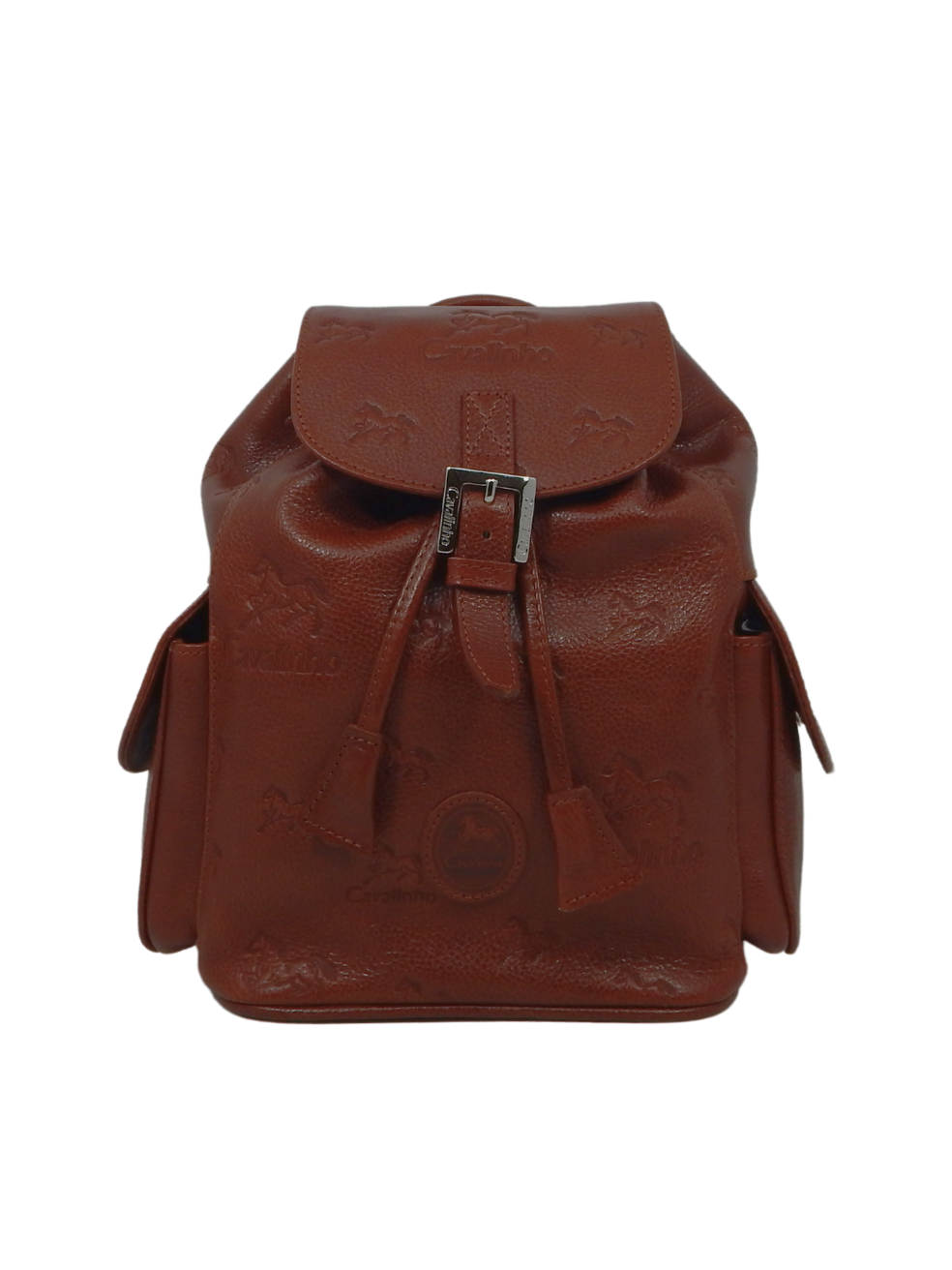 Cavalinho Cavalo Lusitano Leather Backpack SKU 18090545.13 #color_saddlebrown