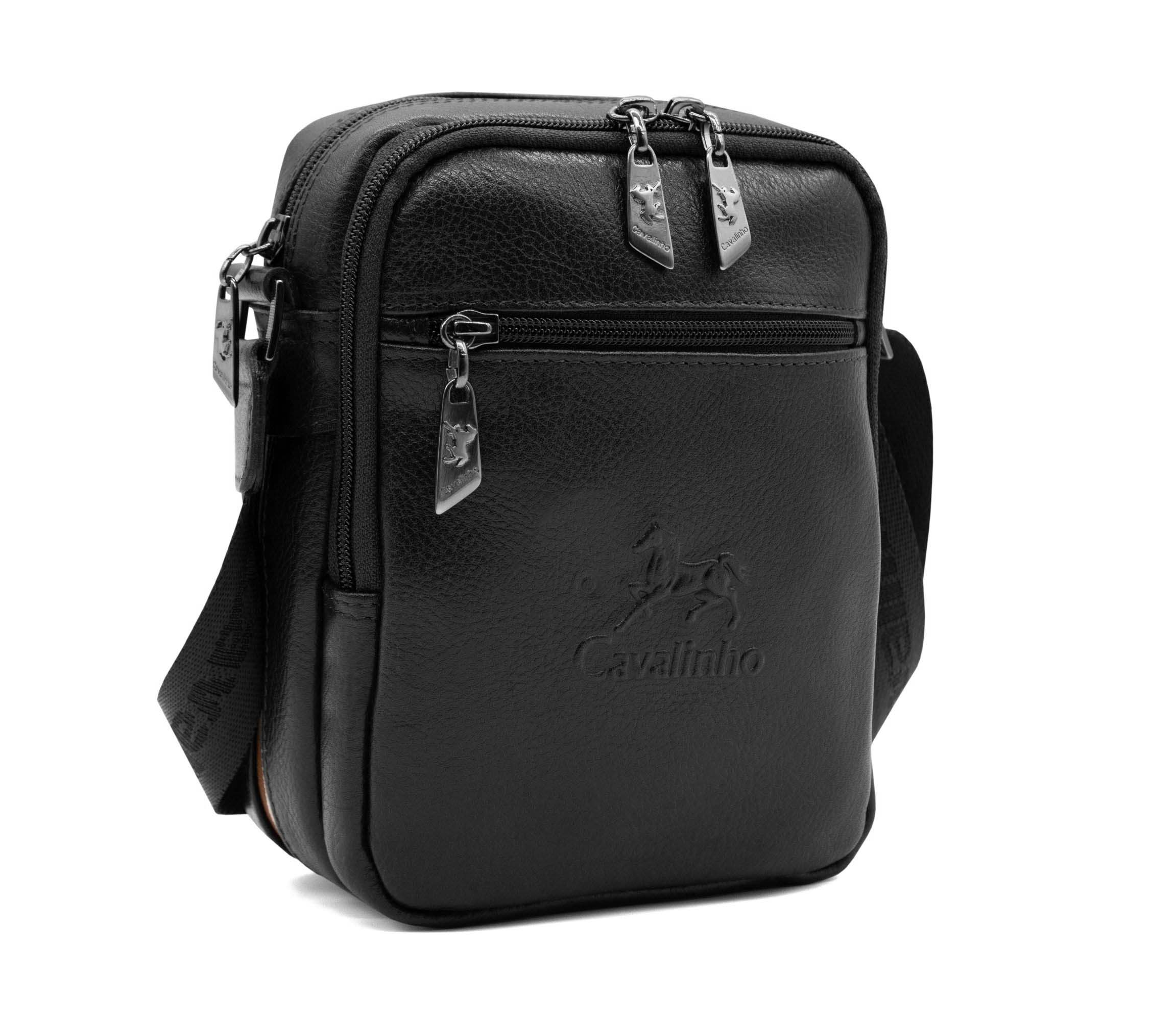 Cavalinho The Sailor Leather Traveler Bag SKU 18150128.01 #color_black