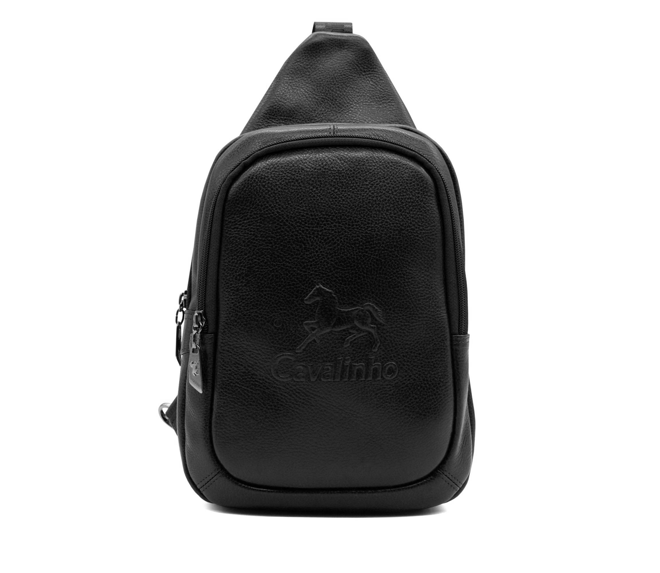 Cavalinho The Sailor Leather Sling Bag SKU 18150416.01 #color_black