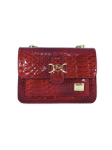 Cavalinho Gallop Patent Leather Shoulder Bag SKU 18170471.04 #color_red