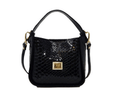 Cavalinho Gallop Patent Leather Handbag SKU 18170475.01 #color_black