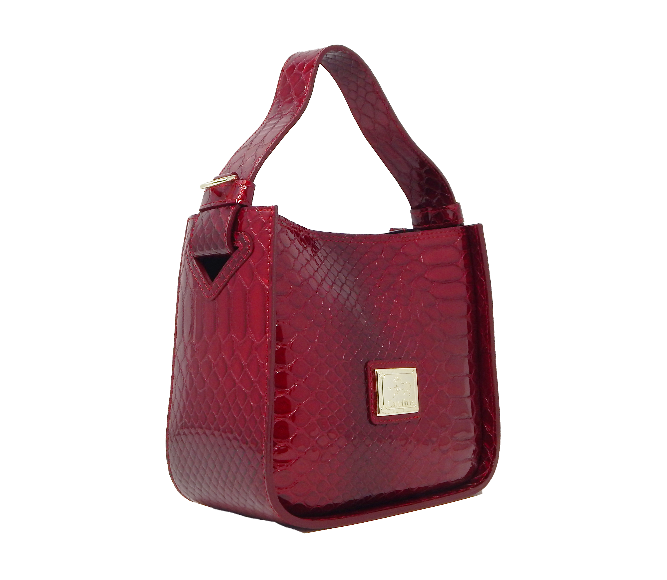 Cavalinho Gallop Patent Leather Handbag SKU 18170475.04 #color_red