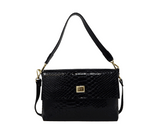 Cavalinho Gallop 3 in 1: Patent Leather Clutch, Handbag or Crossbody Bag SKU 18170509.01 #color_black