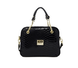 Cavalinho Gallop Patent Leather Handbag SKU 18170512.01 #color_black