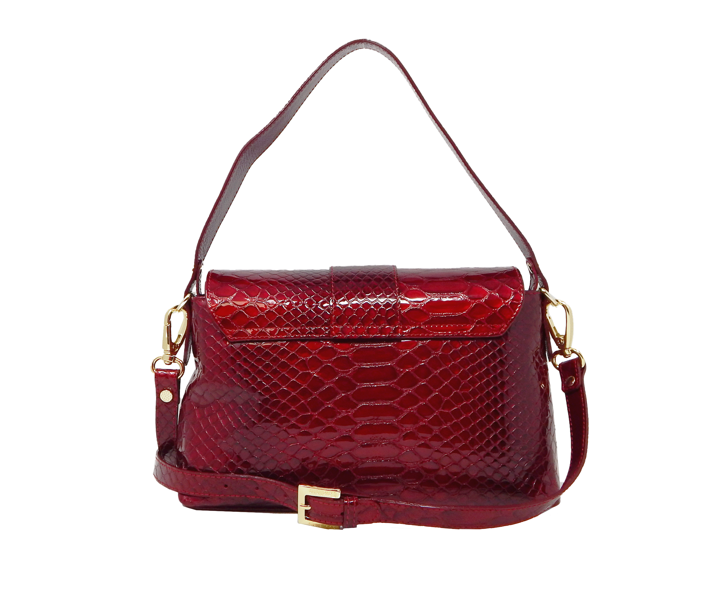 #color_ Red | Cavalinho Gallop Patent Leather Handbag - Red - 18170514.04_3