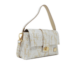 #color_ Beige White | Cavalinho Gallop Patent Leather Handbag - Beige White - 18170514.31_2