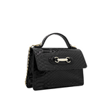 Cavalinho Gallop Patent Leather Handbag SKU 18170517.01 #color_black