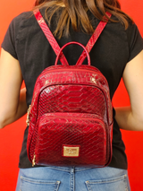 Cavalinho Gallop Patent Leather Backpack SKU 18170525.04 #color_red