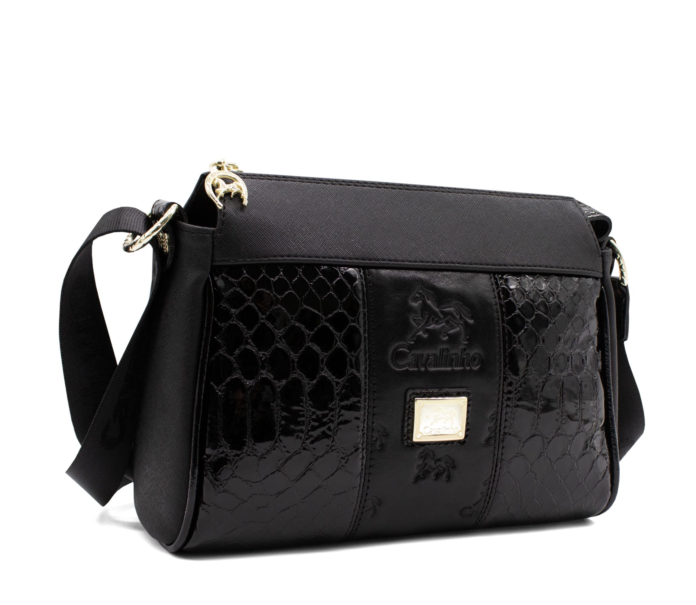 #color_ Black | Cavalinho Honor Crossbody Bag - Black - 18190344.01_2