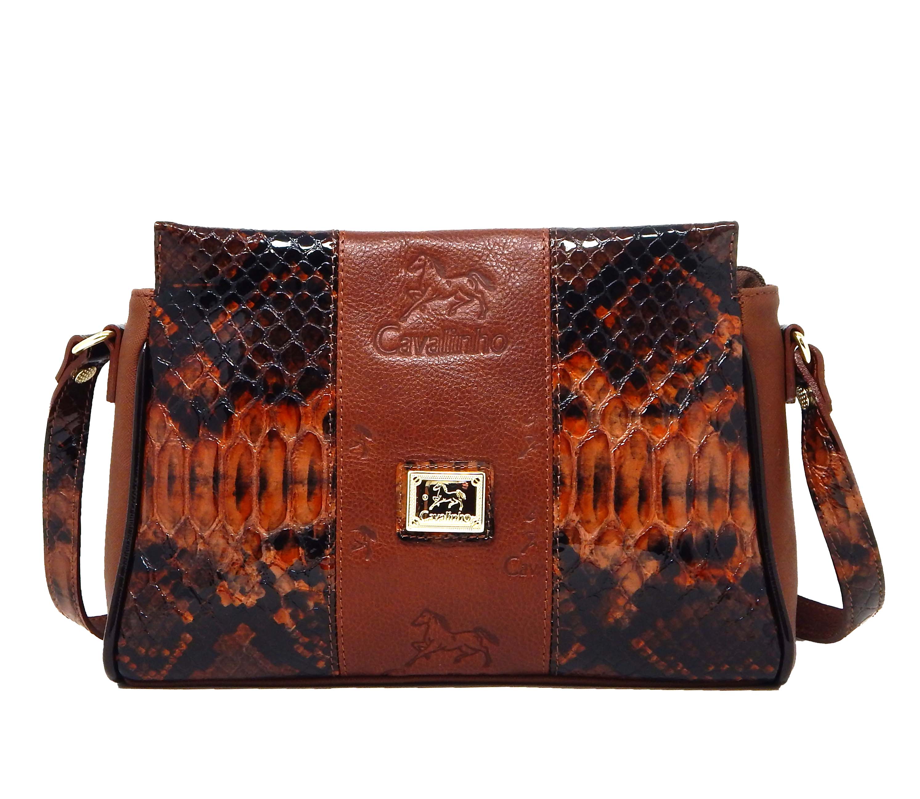 #color_ SaddleBrown | Cavalinho Honor Crossbody Bag - SaddleBrown - 18190428.13.99_1