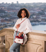 Cavalinho Grace Crossbody Bag SKU 18250005.04 #color_DarkRed / White