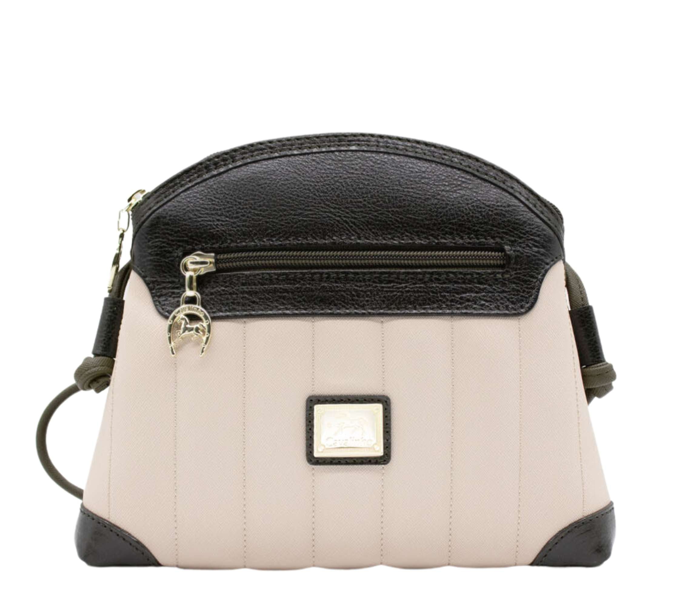 Cavalinho Grace Crossbody Bag SKU 18250005.09 #color_DarkOliveGreen / Beige