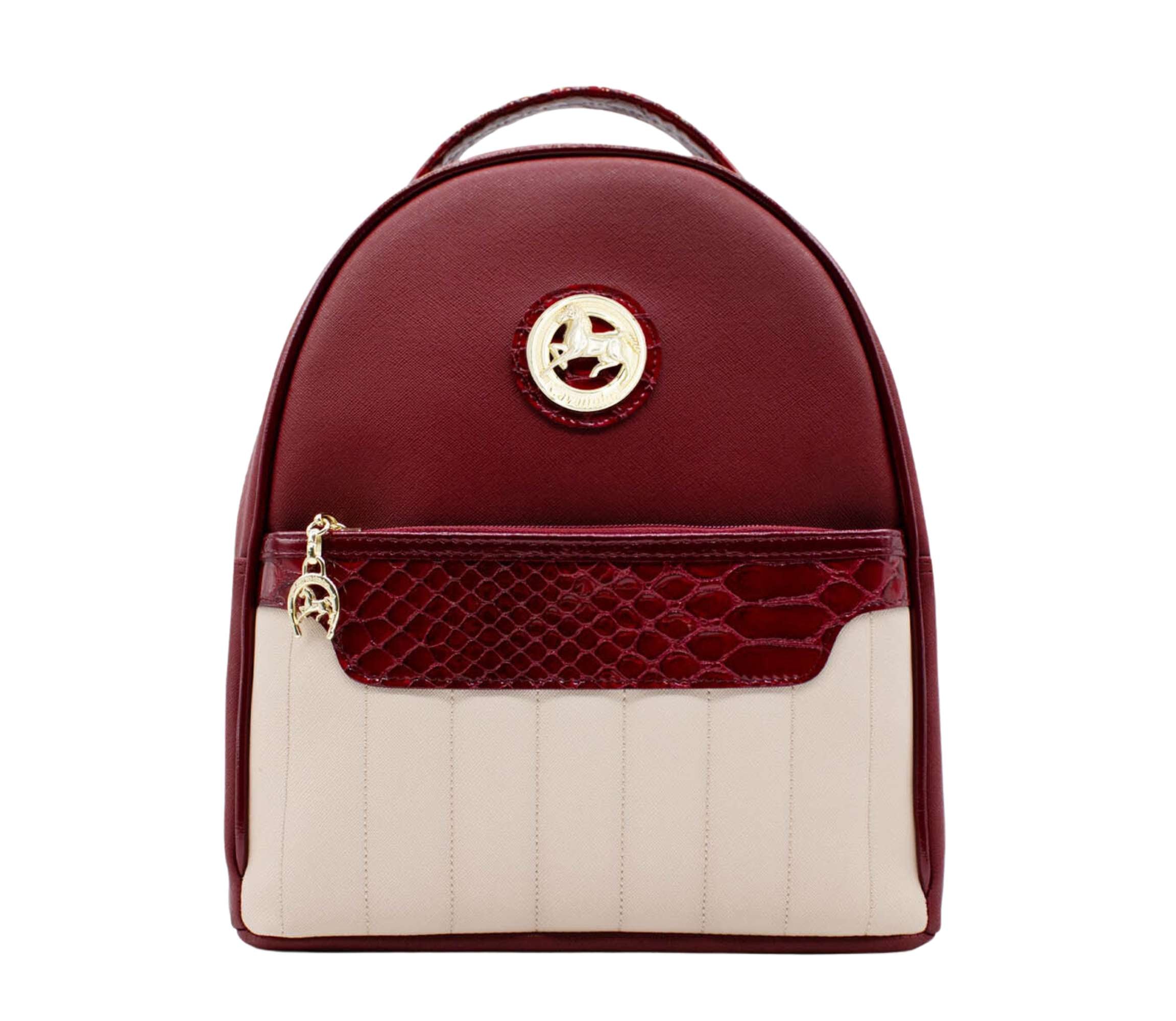 Cavalinho Grace Backpack SKU 18250207.15 #color_DarkRed / Beige