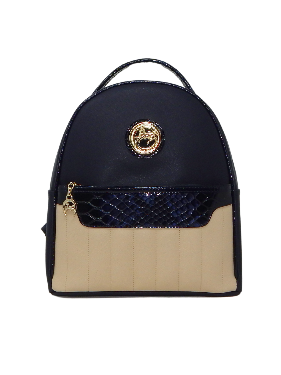 Cavalinho Grace Backpack SKU 18250207.22 #color_Navy / Beige