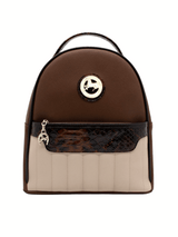 Cavalinho Grace Backpack SKU 18250207.34 #color_Saddlebrown / Beige