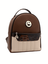 Cavalinho Grace Backpack SKU 18250207.34 #color_Saddlebrown / Beige