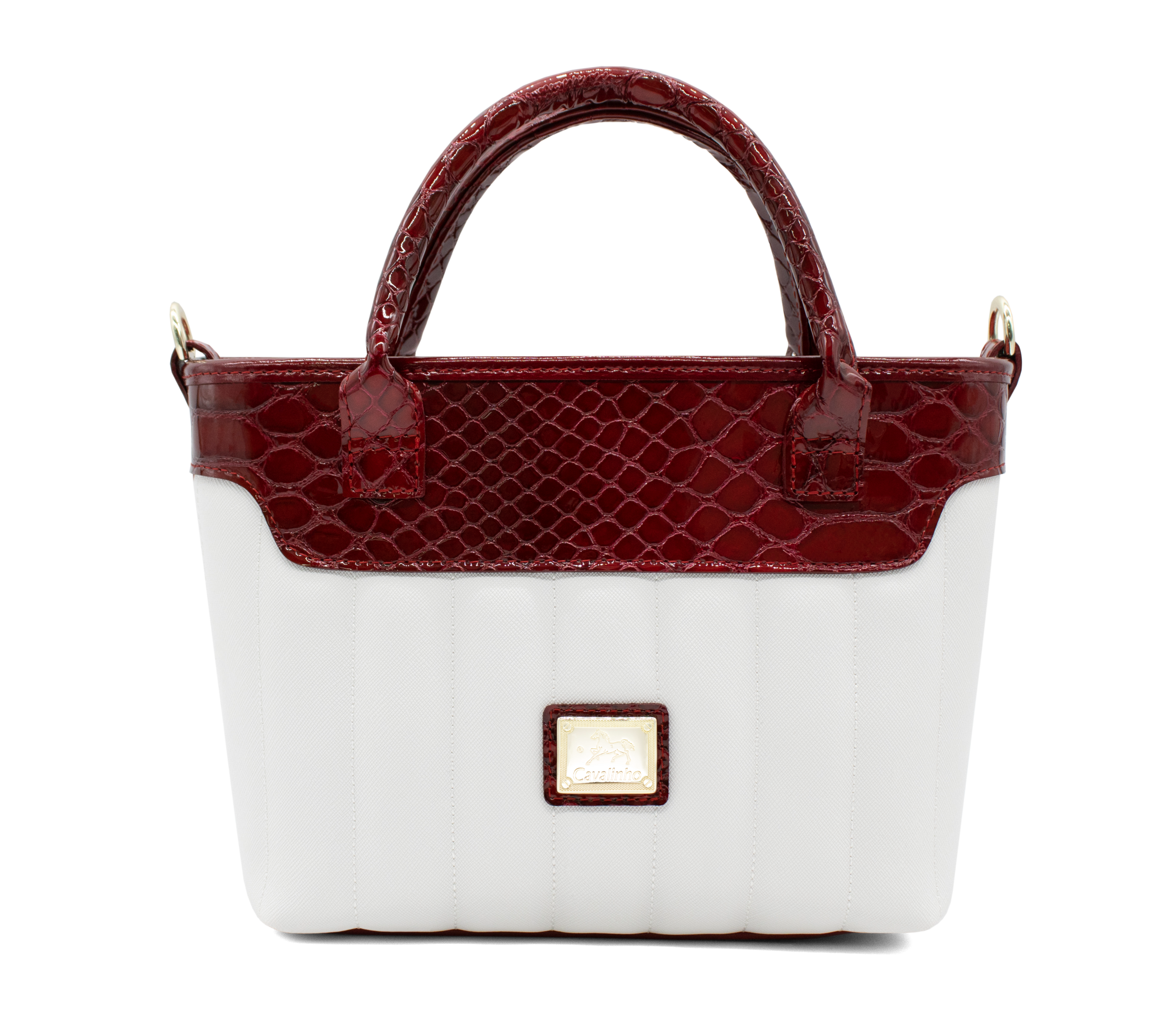 Cavalinho Grace Mini Handbag Bag SKU 18250243.04 #color_DarkRed / White