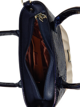 Cavalinho Grace Mini Handbag Bag SKU 18250243.22 #color_Navy / Beige, Black, Brown