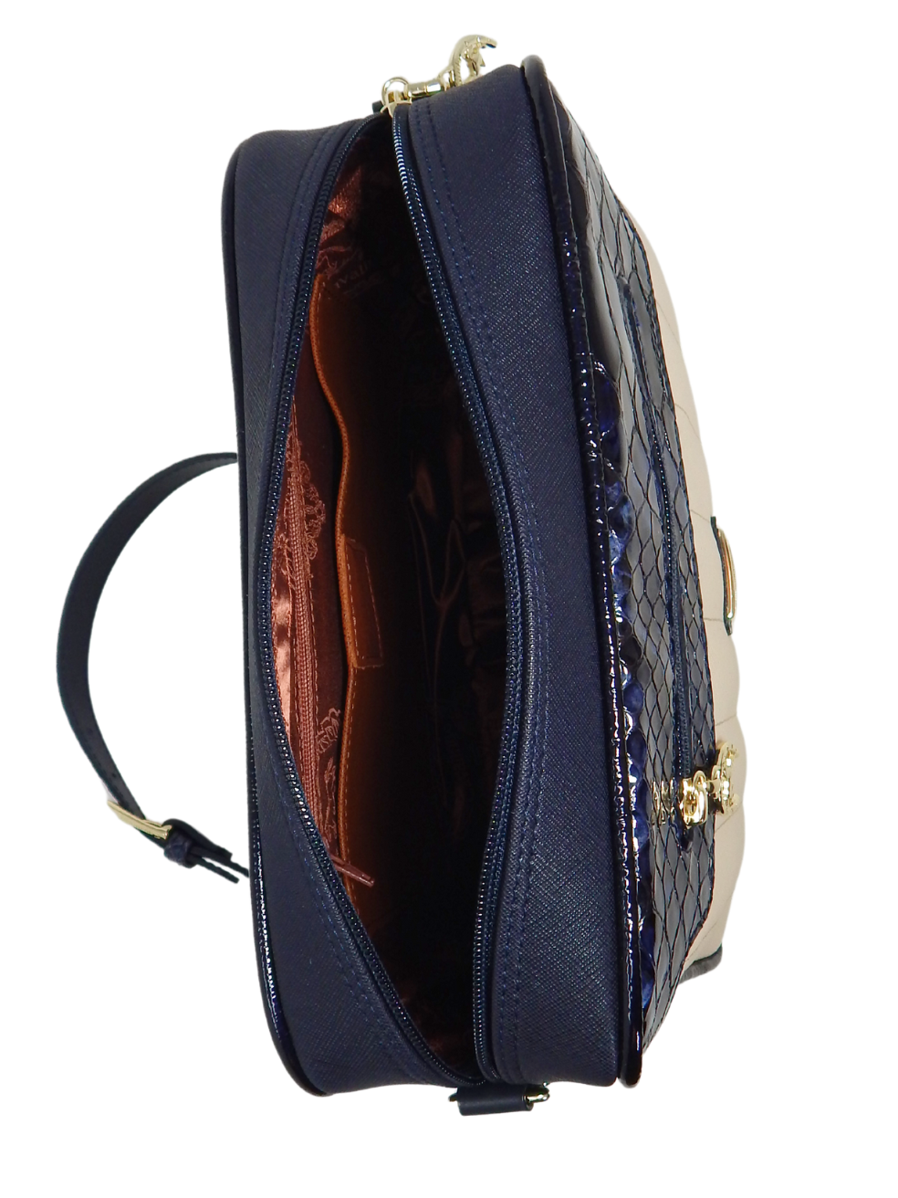 Cavalinho Grace Crossbody Bag SKU 18250251.22 #color_Navy / Beige