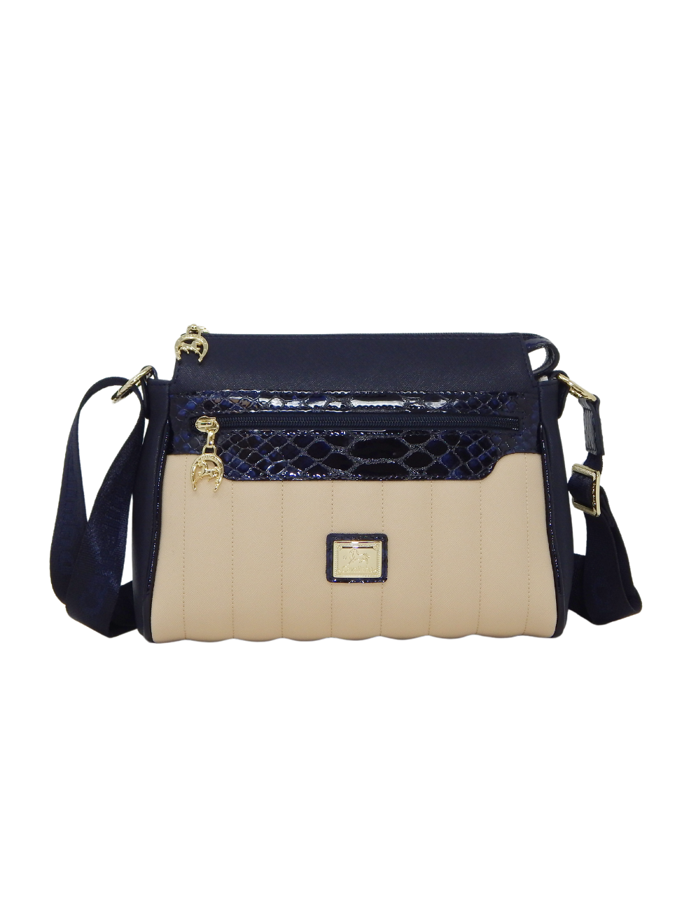 Cavalinho Grace Crossbody Bag SKU 18250373.22 #color_Navy / Beige