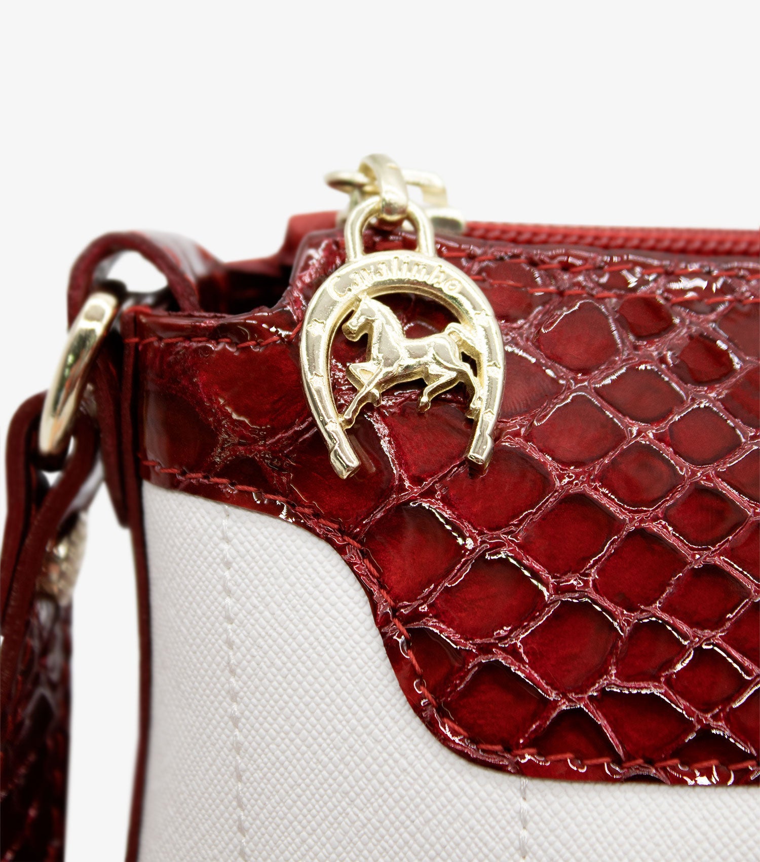 Cavalinho Grace Crossbody Bag SKU 18250274.04 #color_DarkRed / White