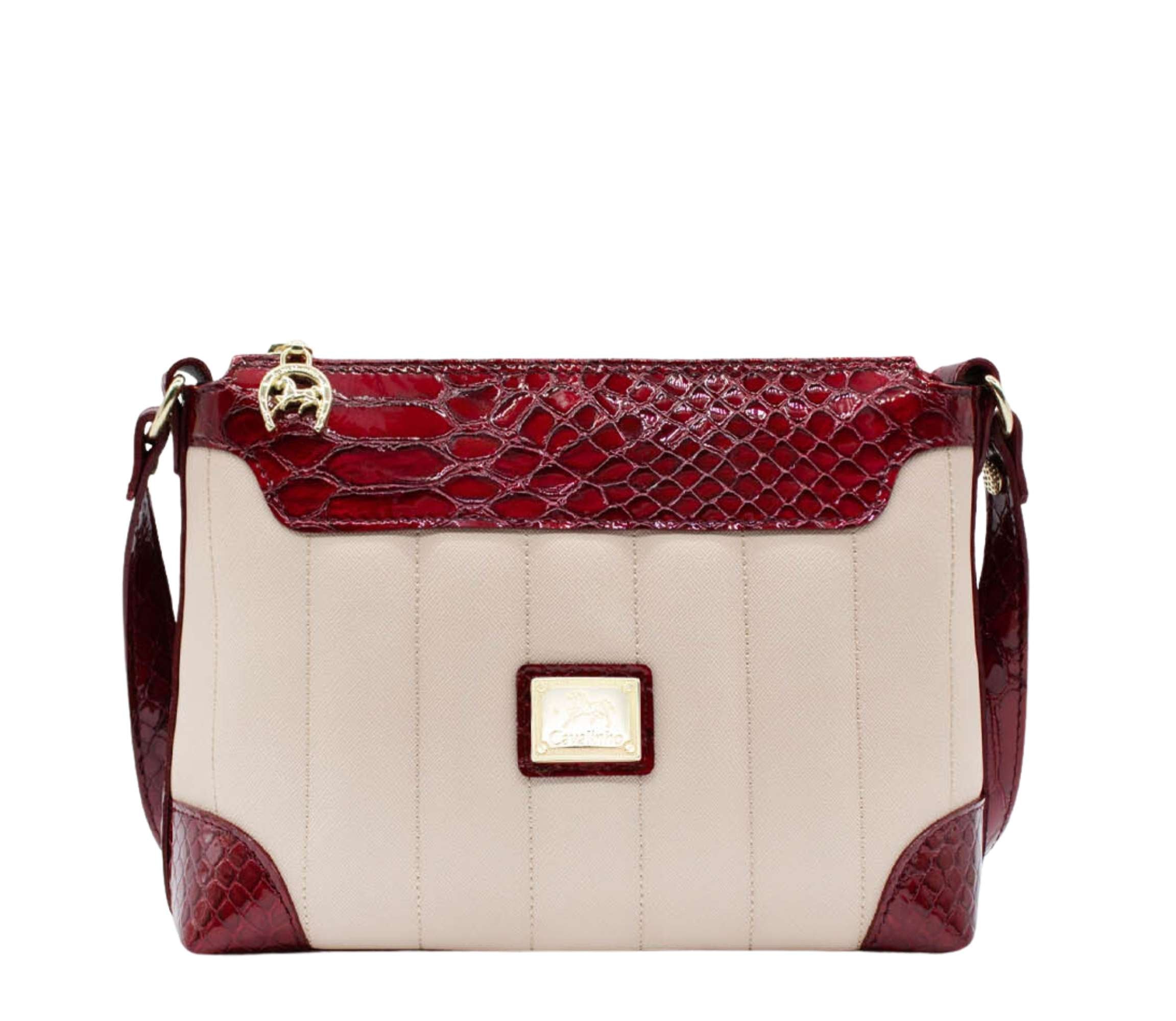 Cavalinho Grace Crossbody Bag SKU 18250274.15 #color_DarkRed / Beige