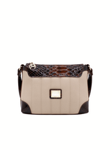 Cavalinho Grace Crossbody Bag SKU 18250274.34 #color_Saddlebrown / beige