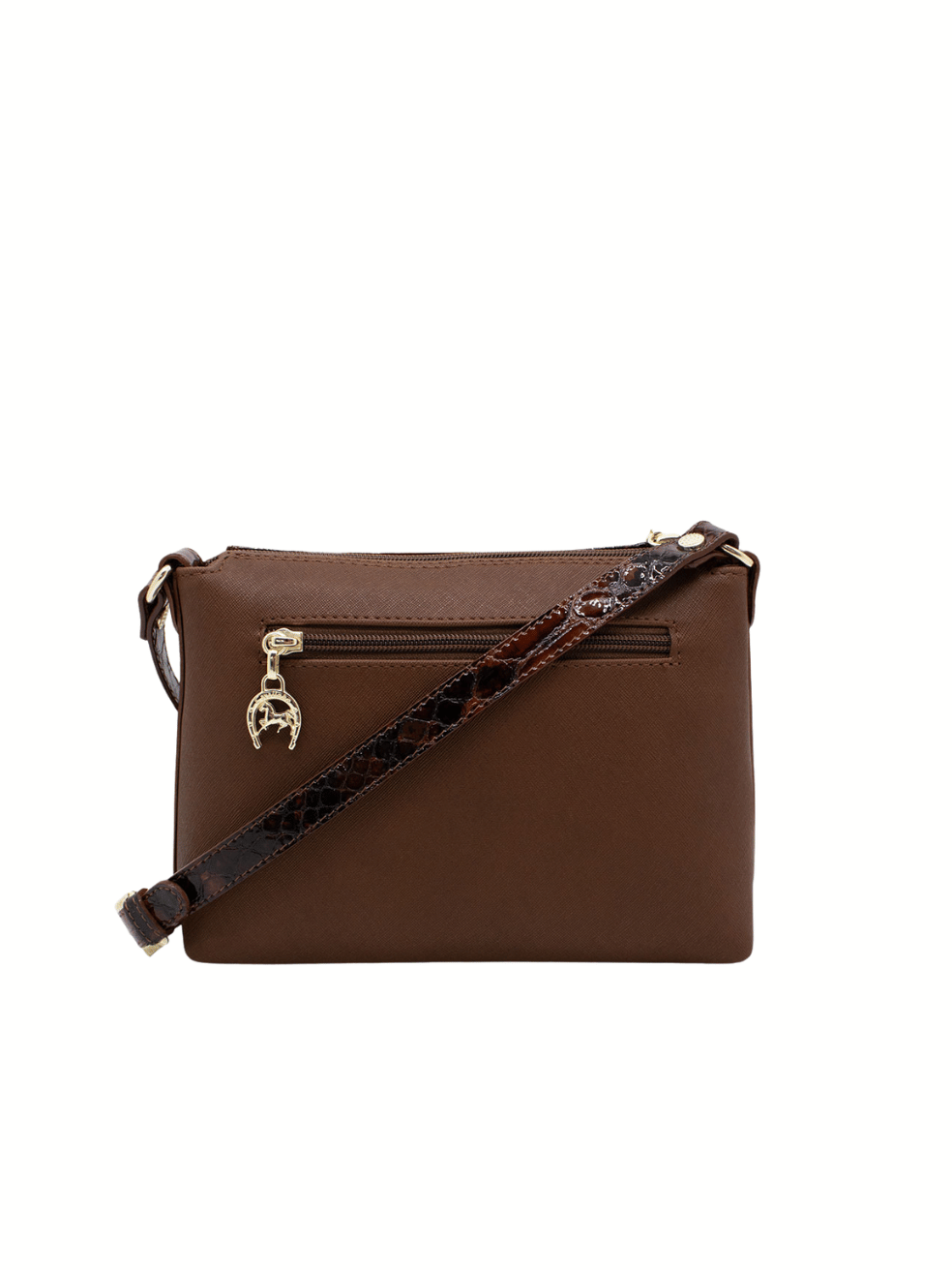 Cavalinho Grace Crossbody Bag SKU 18250274.34 #color_Saddlebrown / beige