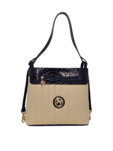 Cavalinho Grace Shoulder Bag SKU 18250382.22 #color_Navy / Beige