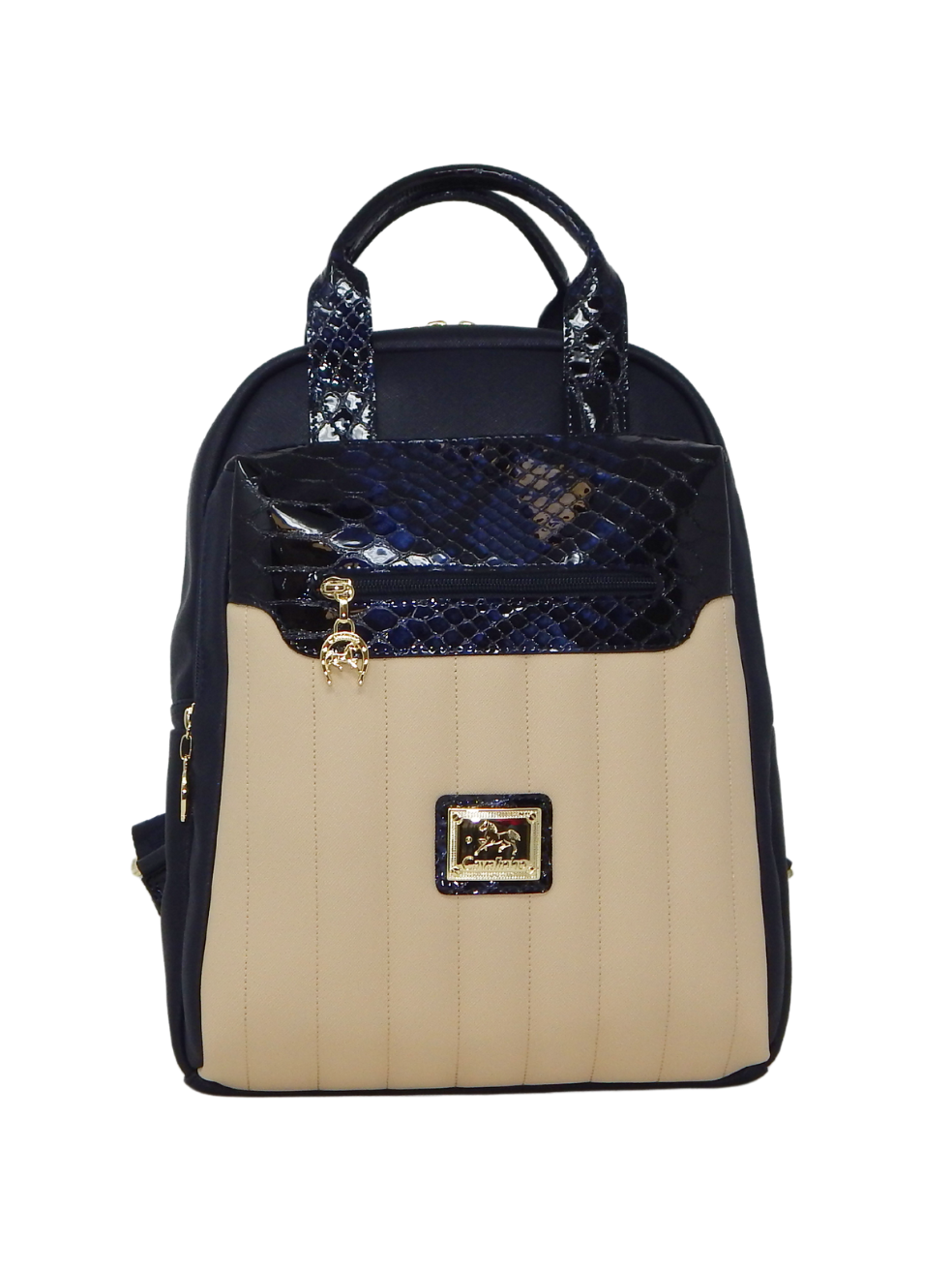 Cavalinho Grace Backpack SKU 18250395.22 #color_Navy / Beige