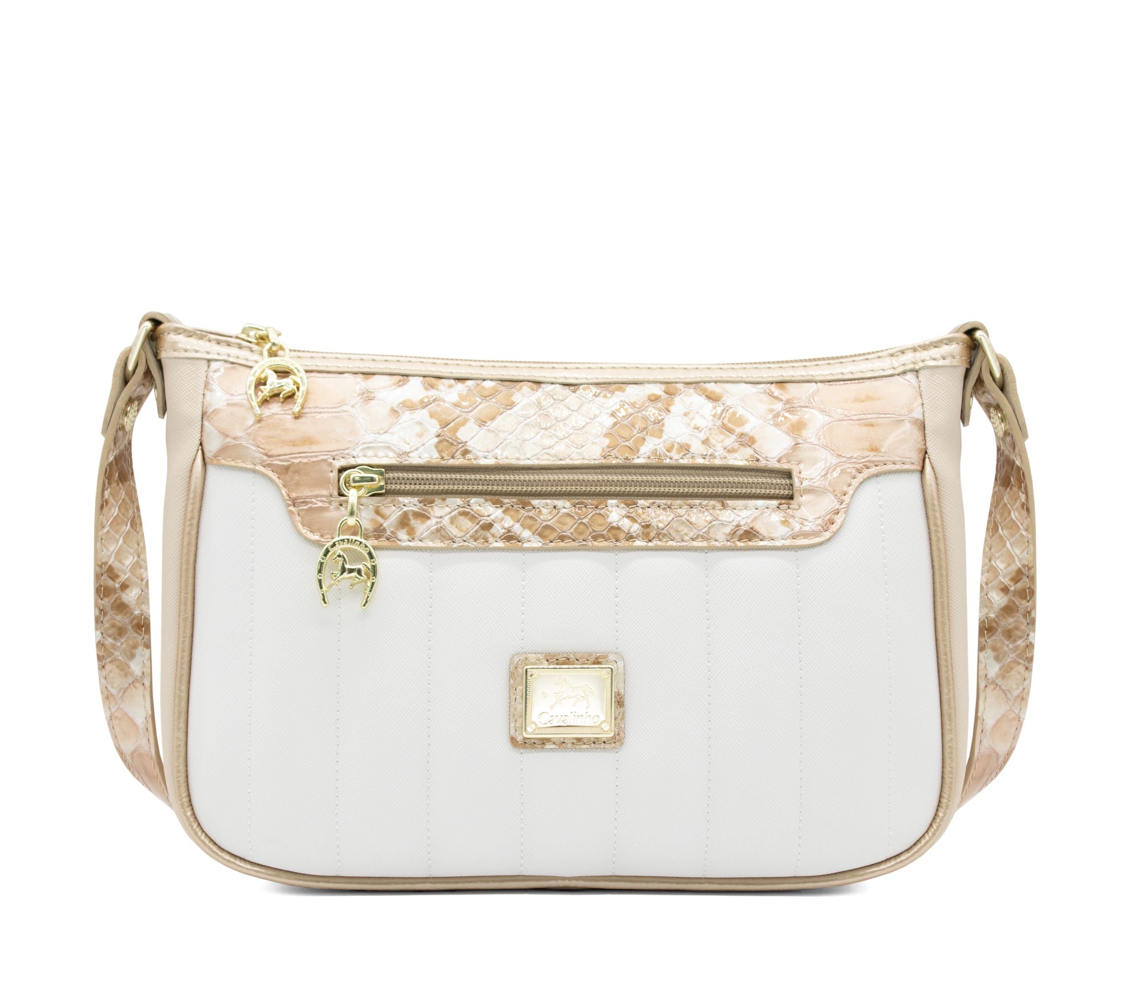 Cavalinho Grace Shoulder Bag SKU 18250435.05 #color_Beige / White